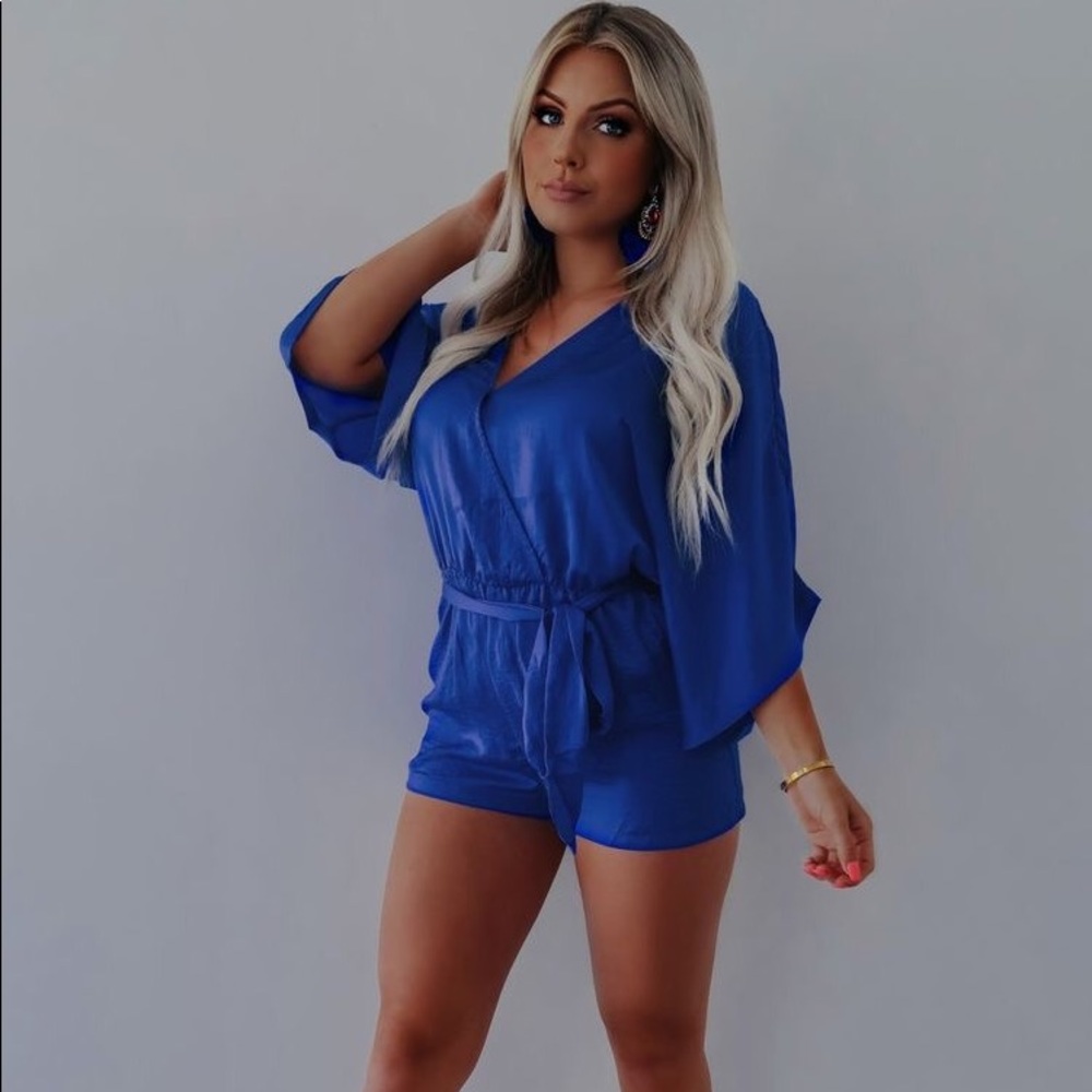 Royal Blue Romper